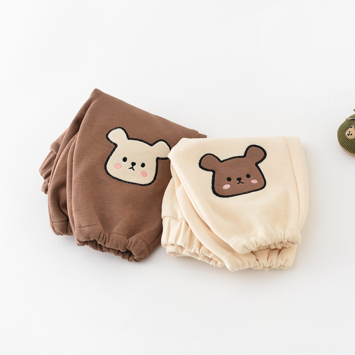Baby Boy/Girl Bear Graphic Pants-kissminis