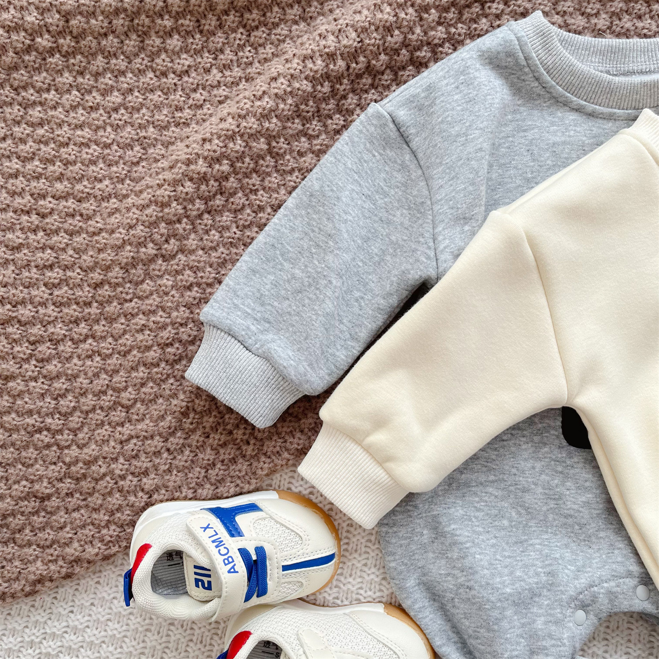 Baby Boy/Girl 95% Cotton "Better" Print Long Sleeve Romper-kissminis