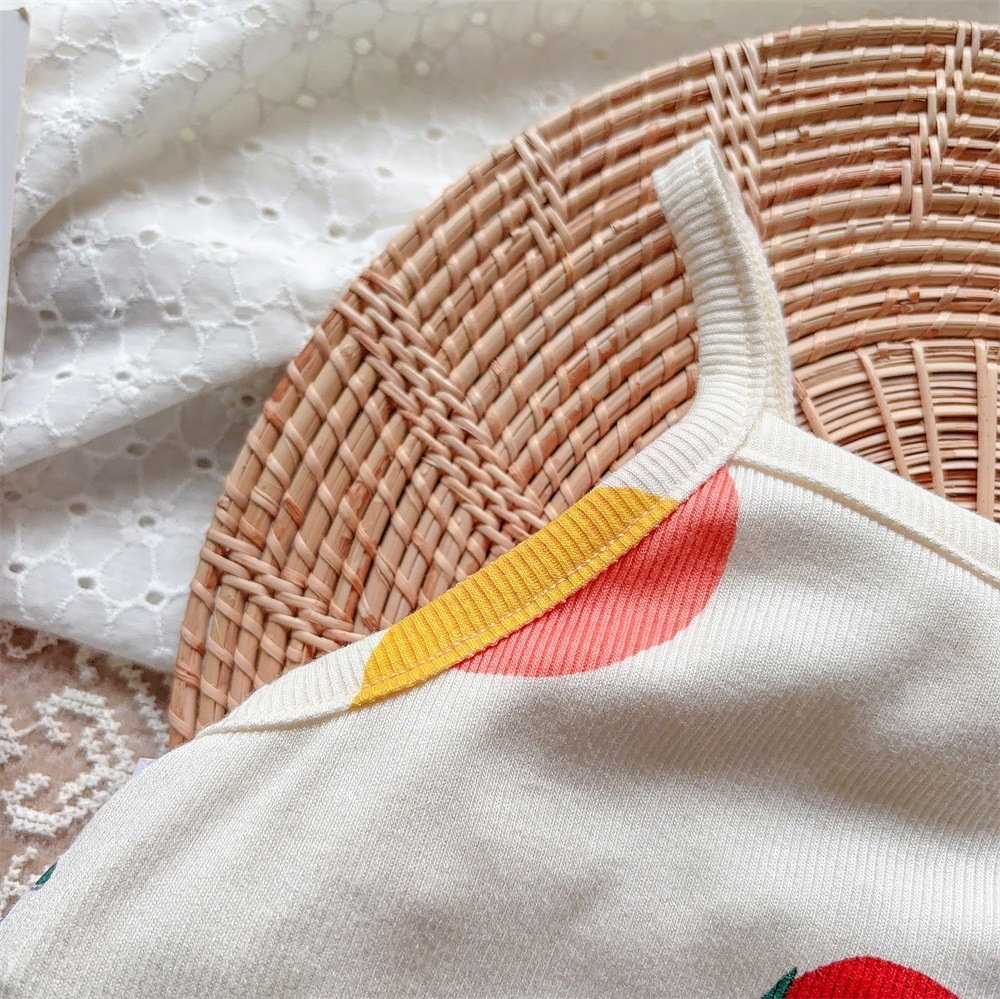 Baby Boy/Girl Vegetable Printed Bodysuit-kissminis