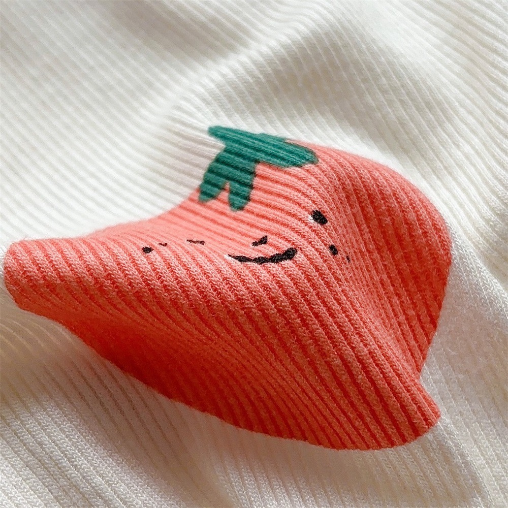 Baby Boy/Girl Vegetable Printed Bodysuit-kissminis