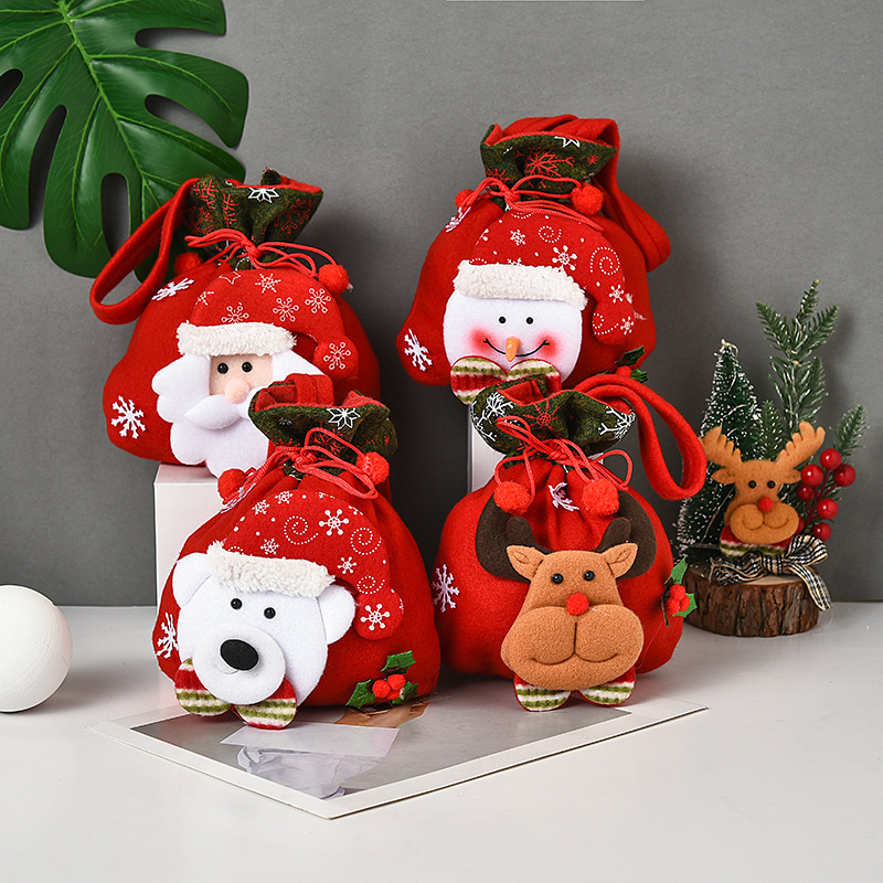 Christmas Style Cute 3D Pattern Handbag-kissminis