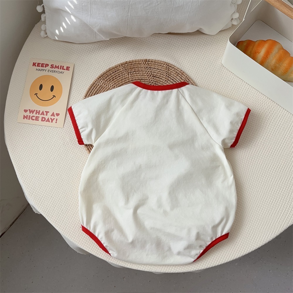 Baby Boy/Girl Pop Corn Printed Bodysuit-kissminis