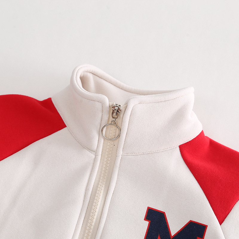 Baby Boy/Girl Letter Print Long Sleeves Sweatshirt Two-Piece Set-kissminis