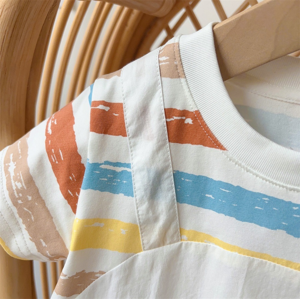Baby Boy/Girl Tomato Stripe Romper-kissminis