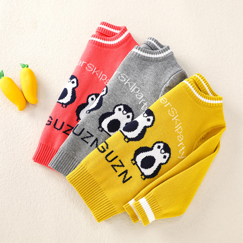 2pcs Baby Toddler Boys & Girls Cute Cartoon Graphic and Letter Print Knit Tops and Pants Set-kissminis