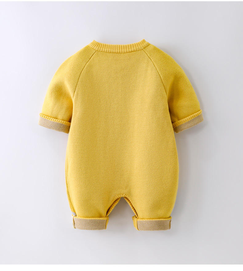 Baby Casual Knitted Sweater Romper-kissminis