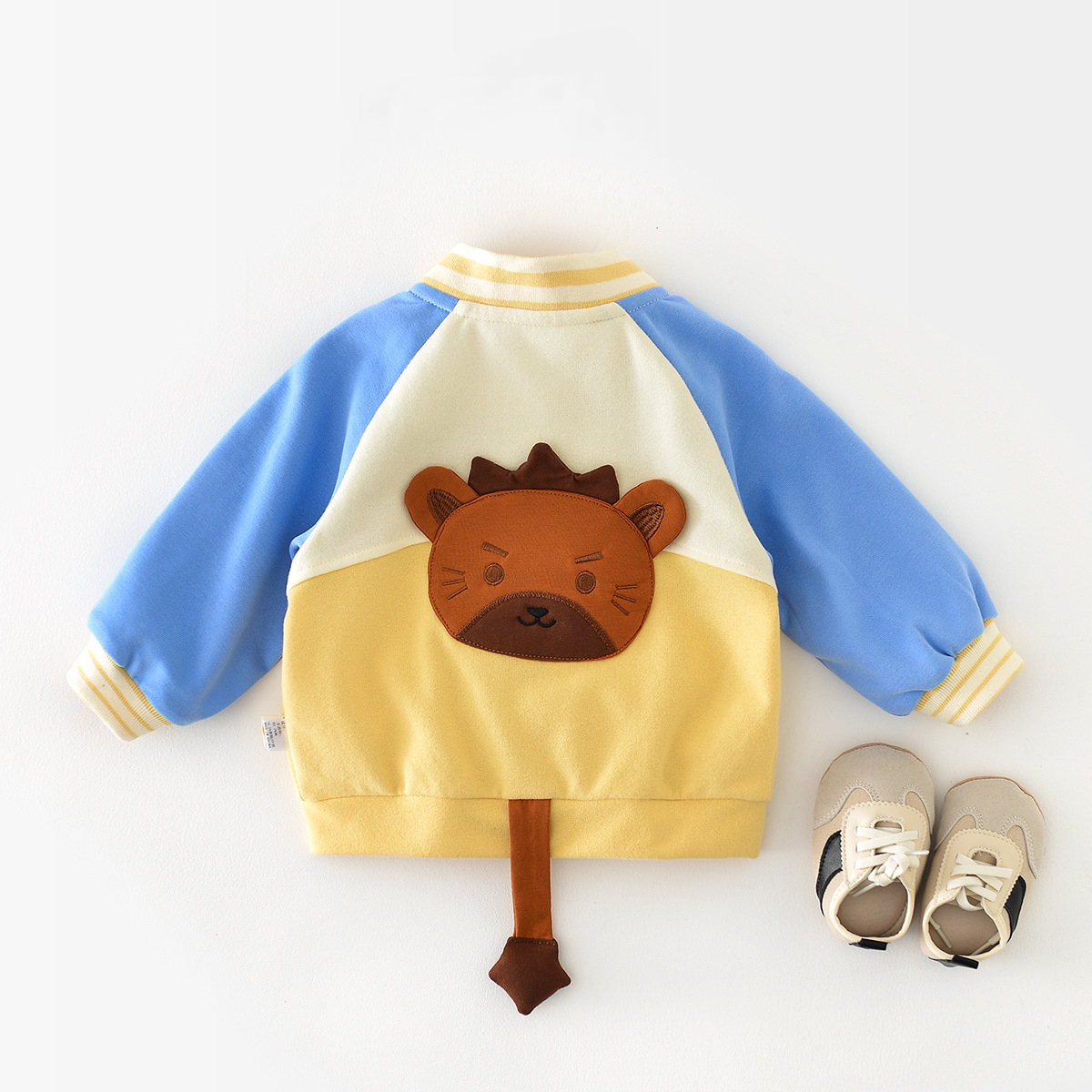 Baby Boy/Girl Cute Bear Cartoon Long Sleeve Baby Sweatshirt-kissminis