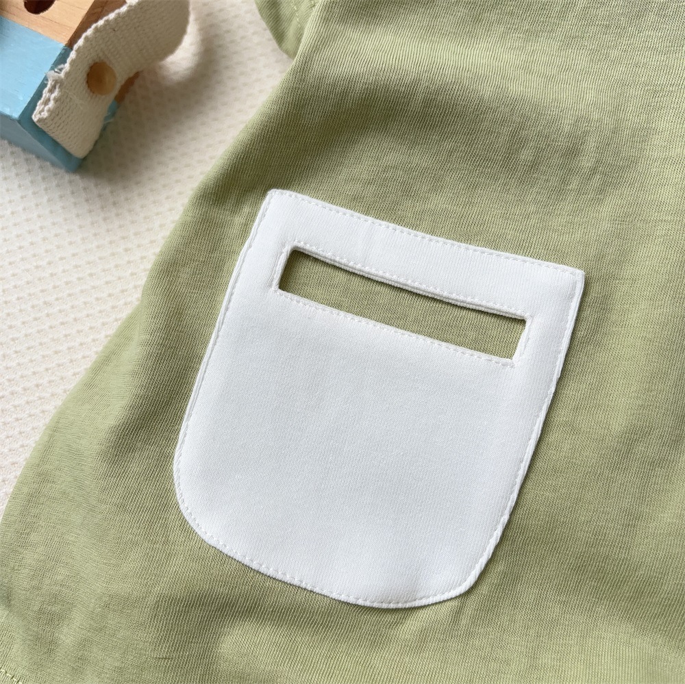 Baby Boy/Girl Pockets Printed Romper-kissminis