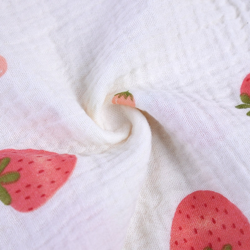 2pcs Baby Boy/Girl Strawberry Pattern Babysuit with Hat Set-kissminis
