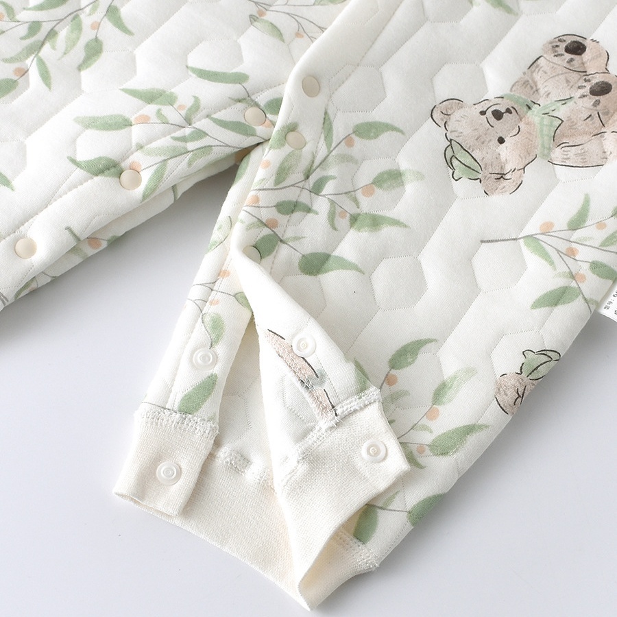 Spring Pure Cotton Baby Animals Print Romper-kissminis