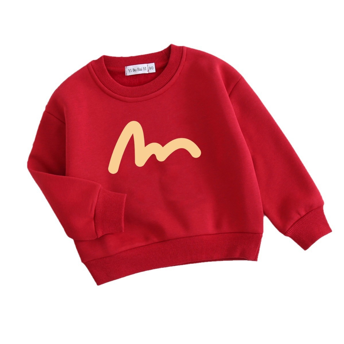 Thicken Parent-Children Clothing Patterned Solid Colors Sweatshirt or Romper-kissminis