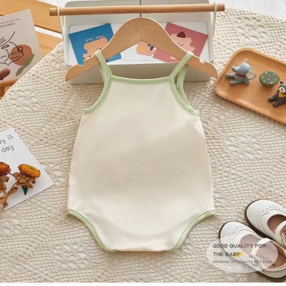 Baby Girl Lovely Print Sling Bodysuit-kissminis