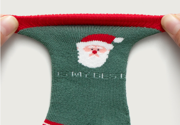 Baby Toddler Boy/Girl Christmas Style Cute Pattern Stocking-kissminis