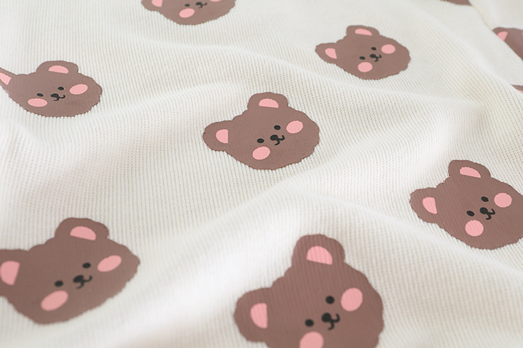 Toddler Boy Allover Cute Bear Two Piece Set-kissminis