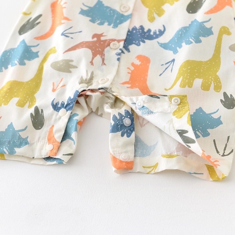 Baby Boy Dinosaur Patterns Romper-kissminis