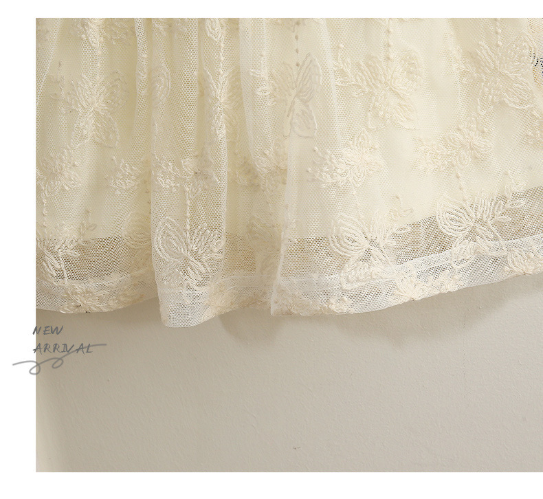 White Sleeveless Lace Adorned Top and Blue Denim 2PCS Shorts Set