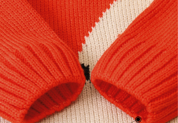 Baby Boy/Girl Cute Fox Design Knitted Long Sleeve Romper-kissminis