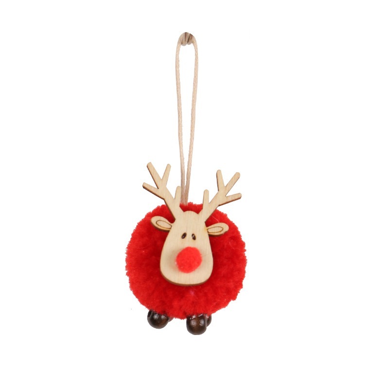 Christmas Style Cute Elk Design Christmas Tree Decorations-kissminis