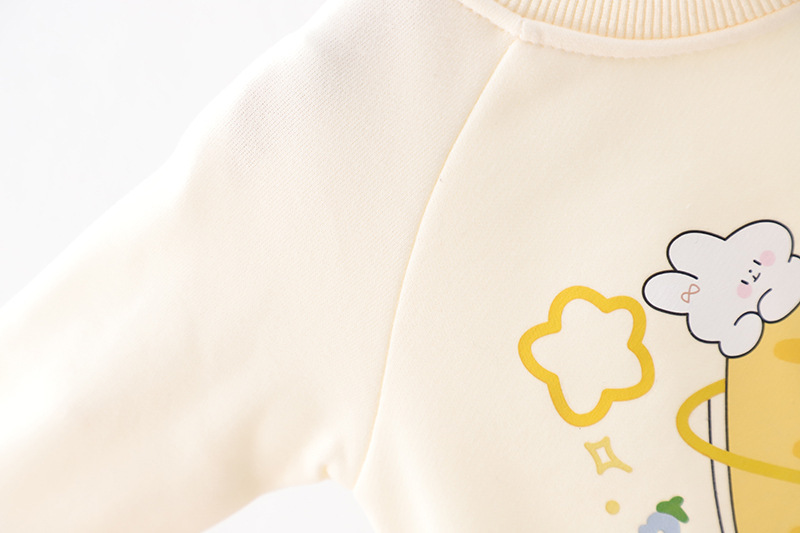 Baby Boy/Girl Carrot Bunny Printed Romper-kissminis