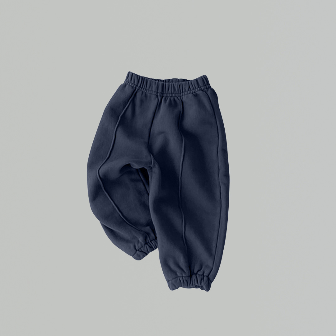 Baby Boy/Girl Solid Color Casual Elasticized Joggers Pants