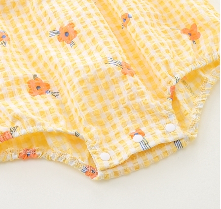 Baby Girl 'Rabbit' Flower Babysuit-kissminis