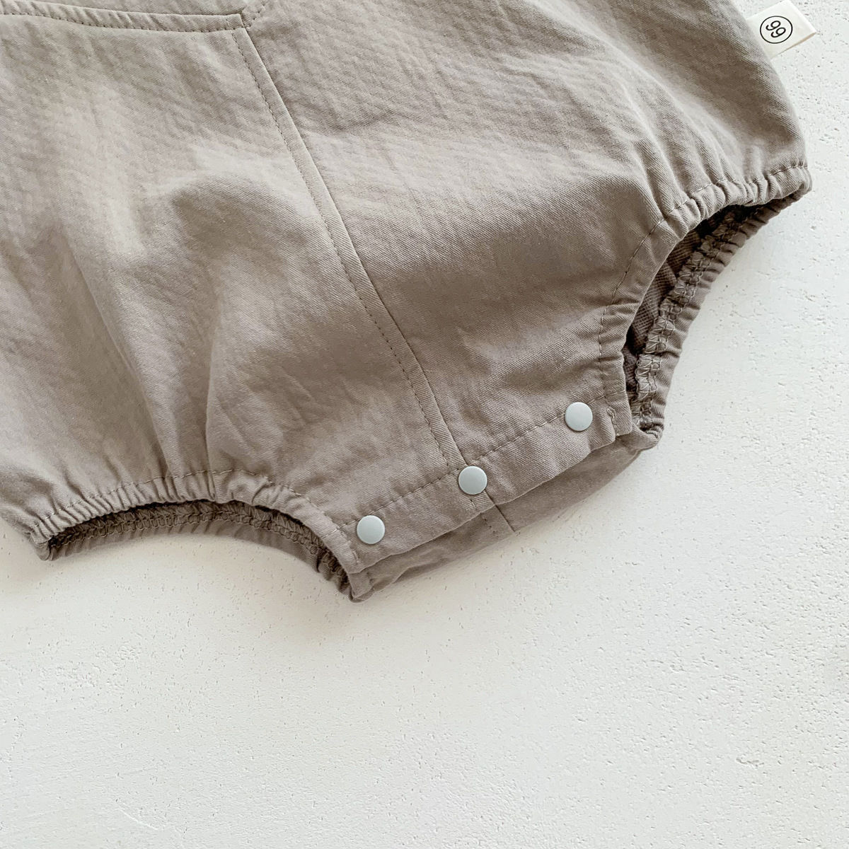 Baby Boy/Girl Bear Embroidery Print Bodysuit-kissminis