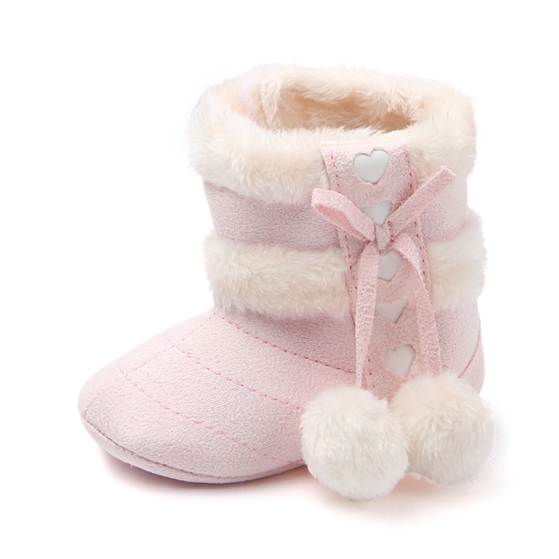 Cute Baby Christmas Warm Shoes And Cotton Boots-kissminis