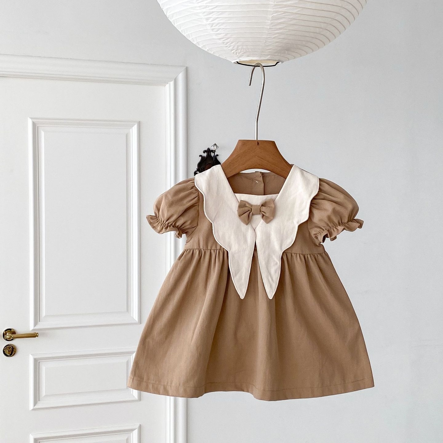 Baby/Toddler Girl Vintage Short Sleeve Dress-kissminis
