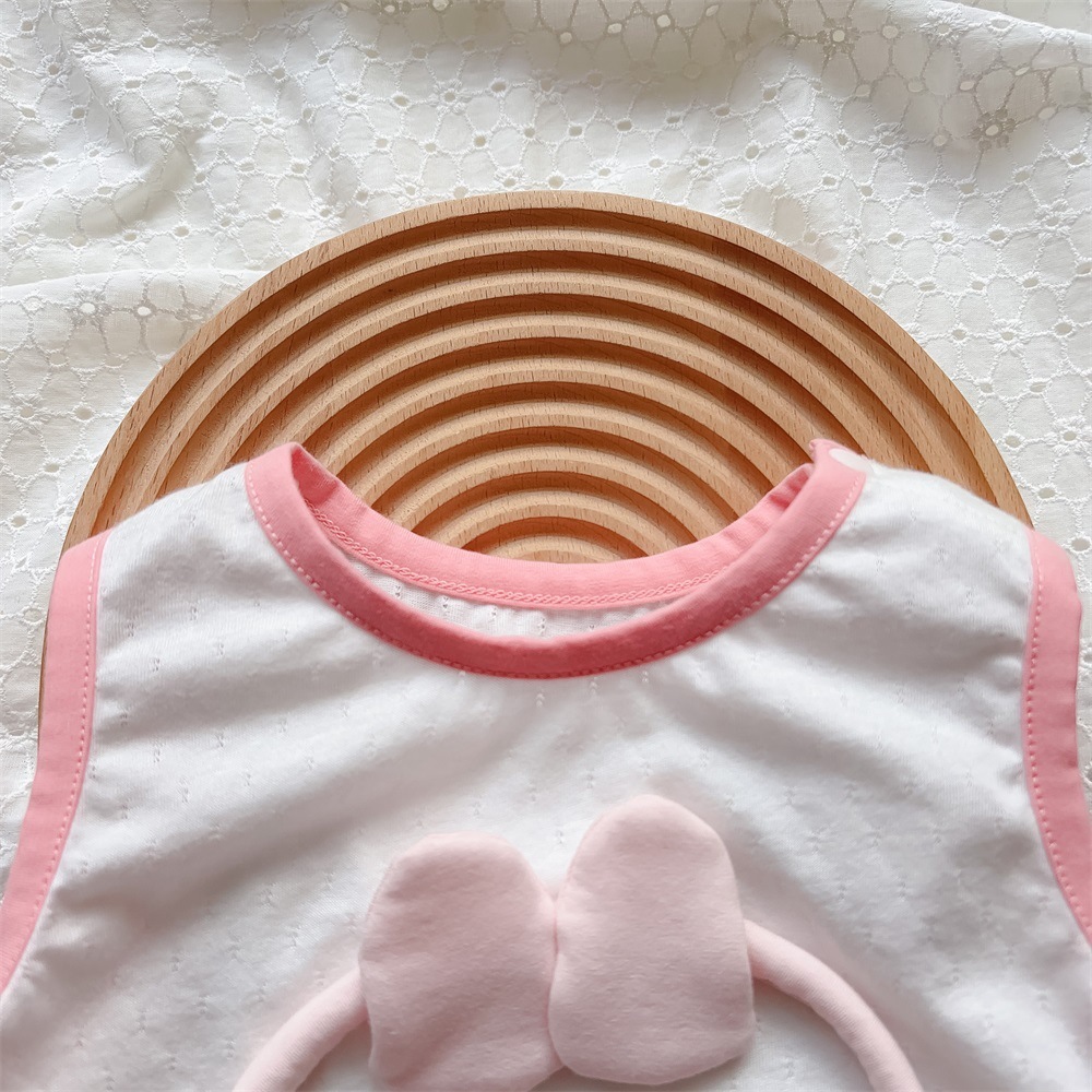 Baby Girl Rabbit Print Romper-kissminis
