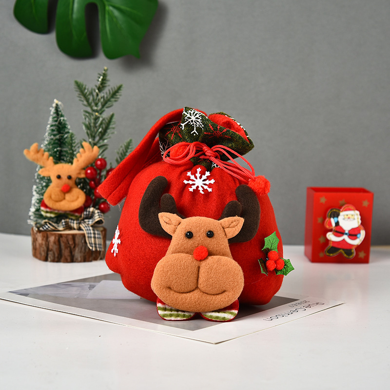 Christmas Style Cute 3D Pattern Handbag-kissminis
