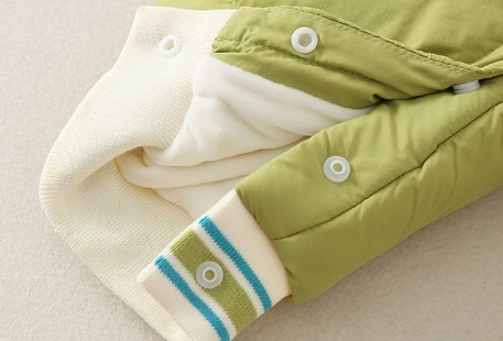 Baby Boy/Girl Cute Little Frogs Design Winter Feather Removable Hat Romper-kissminis