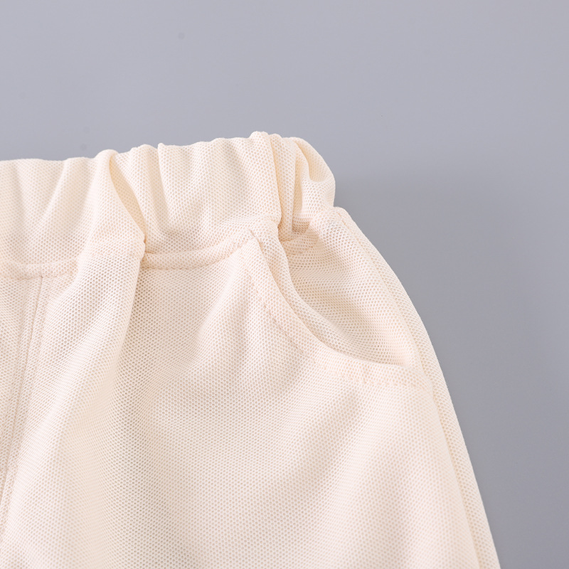 2pcs Bear POLO Shirt and Shorts Set