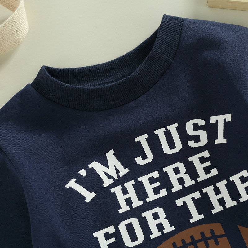 Baby Boy/Girl Baseball Theme Letters Print Long Sleeve Bodysuit-kissminis