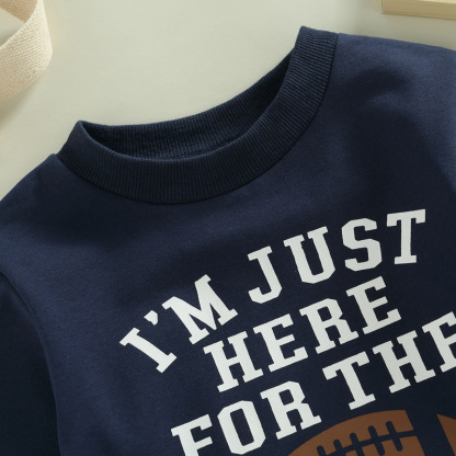 Baby Boy/Girl Baseball Theme Letters Print Long Sleeve Bodysuit-kissminis