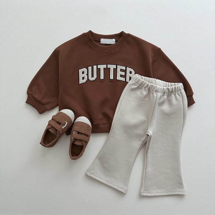 Toddler Boy/Girl Butter Print T-Shirt-kissminis