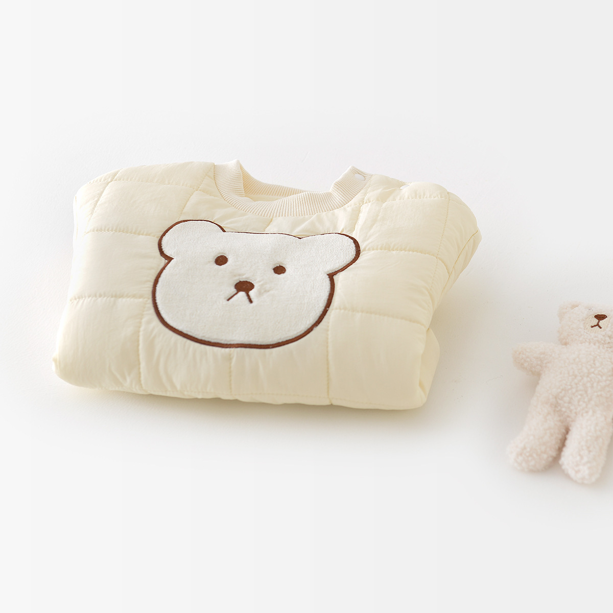 Winter Baby Boy/Girl Bear Pattern Long Sleeve Pullover Sweater-kissminis