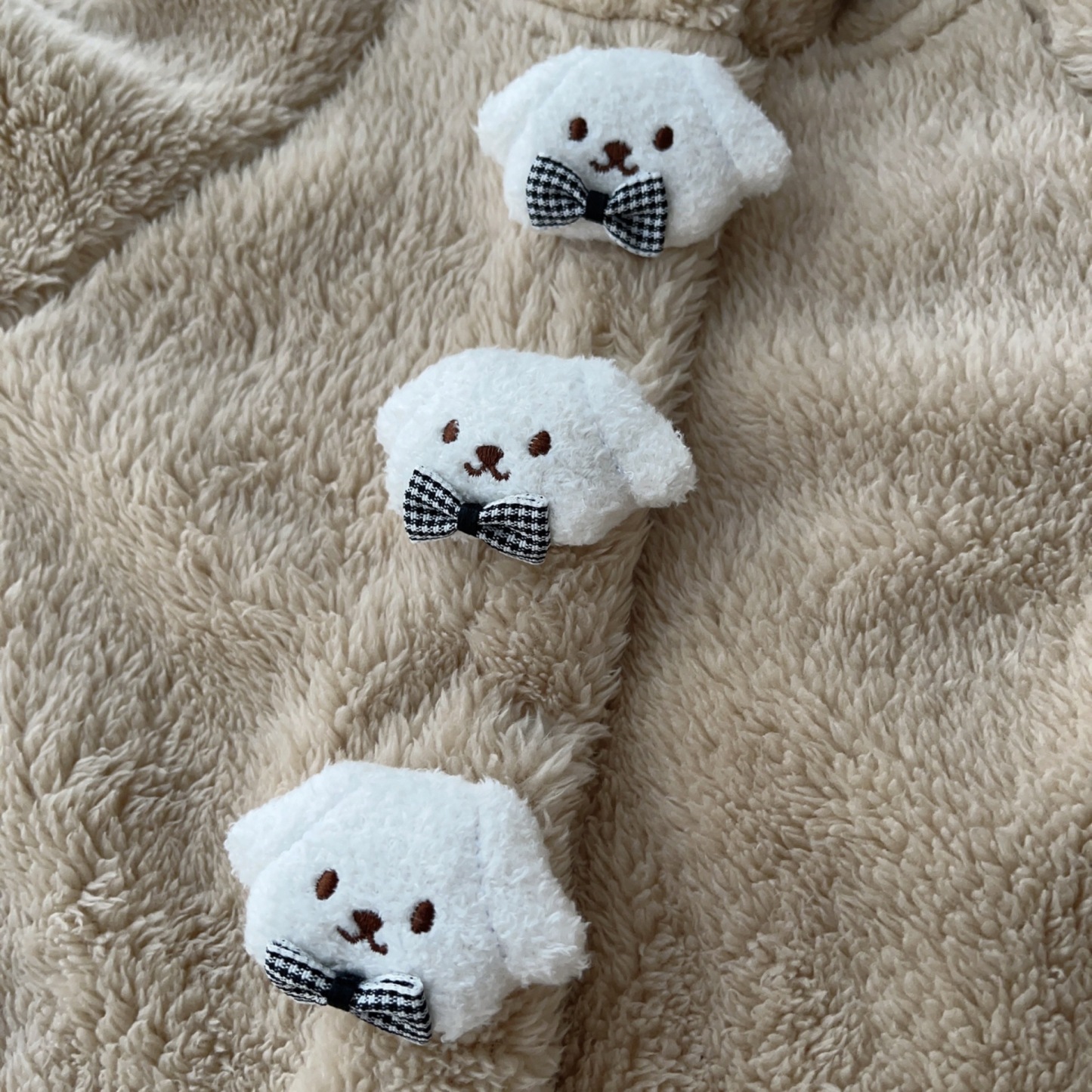 Baby Boy/Girl Ears Design Animal Graphic Solid Color Fleece Long Sleeve Hooded Romper-kissminis