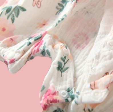Baby Boy/Girl Rabbit Printed Romper-kissminis
