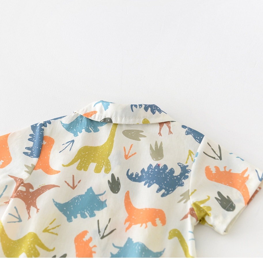Baby Boy Dinosaur Patterns Romper-kissminis