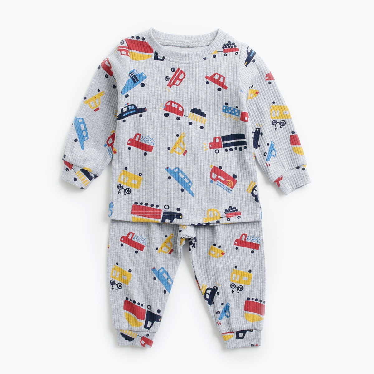 2pcs Baby Boy/Girl Cute Cartoon Pattern Long Sleeve Sweatshirt and Pants Set-kissminis