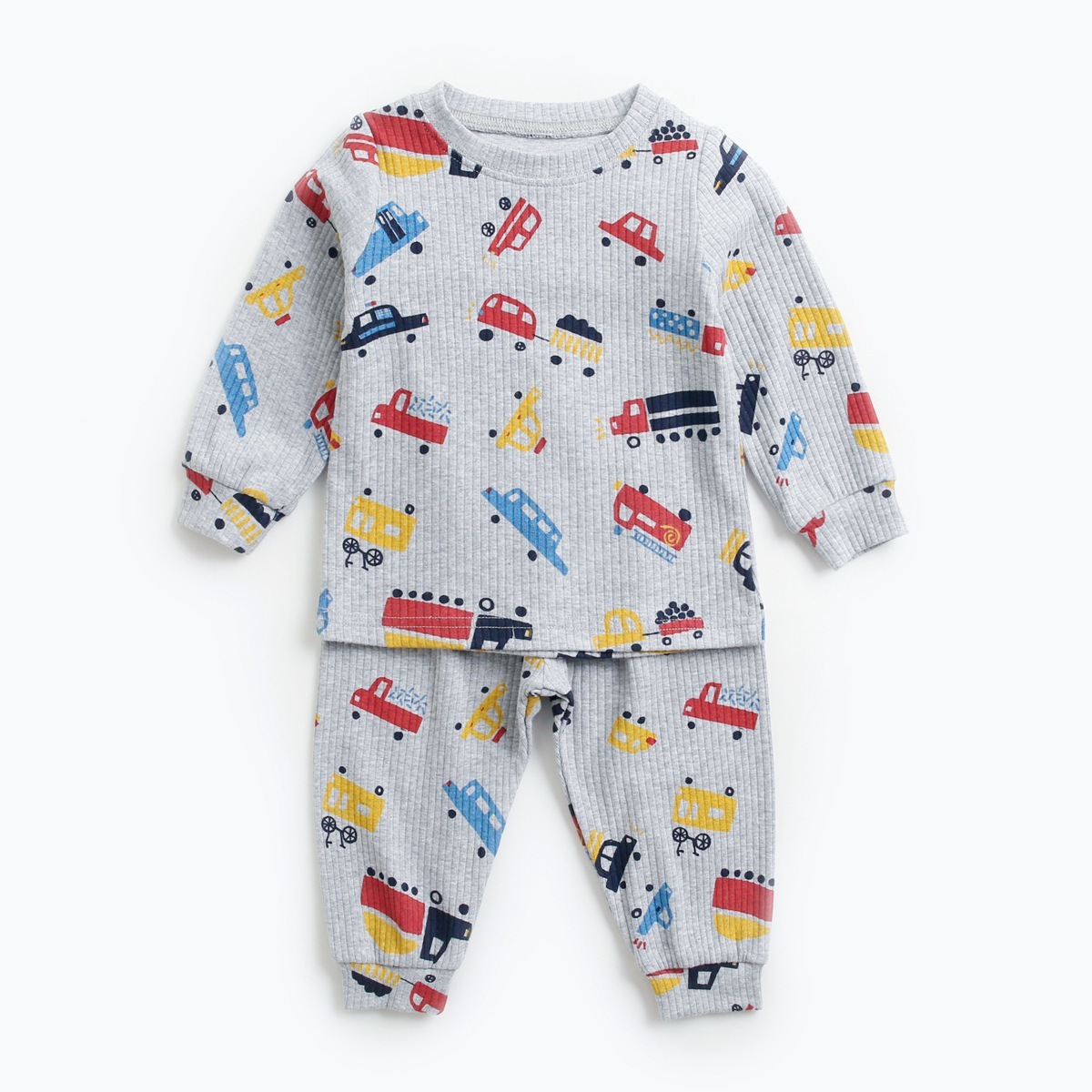 2pcs Baby Boy/Girl Cute Cartoon Pattern Long Sleeve Sweatshirt and Pants Set-kissminis