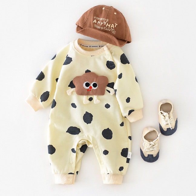Baby Boy / Girl Printed Dot Pattern All Over Romper-kissminis