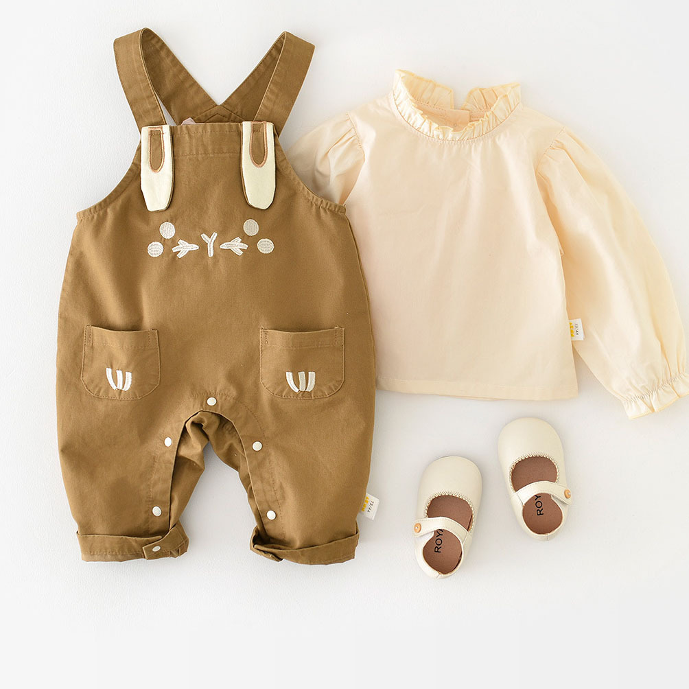Baby Boy/Girl Rabbit Overalls Romper-kissminis