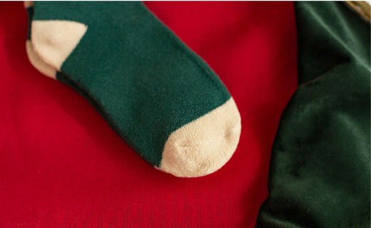 Toddler Boy/Girl Christmas Style 3D Pattern Stocking-kissminis