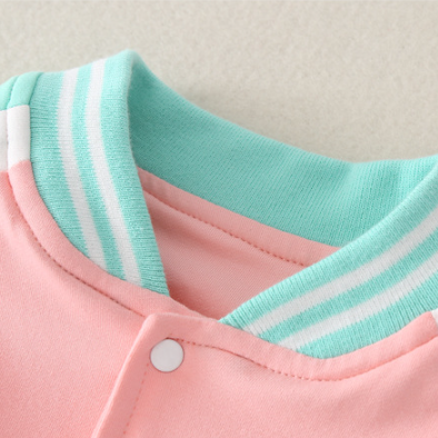 Baby Cute Koala and Letter Print Long Sleeve Baseball Romper-kissminis