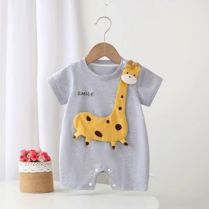 Baby Unisex Short Sleeve Romper Bodysuit