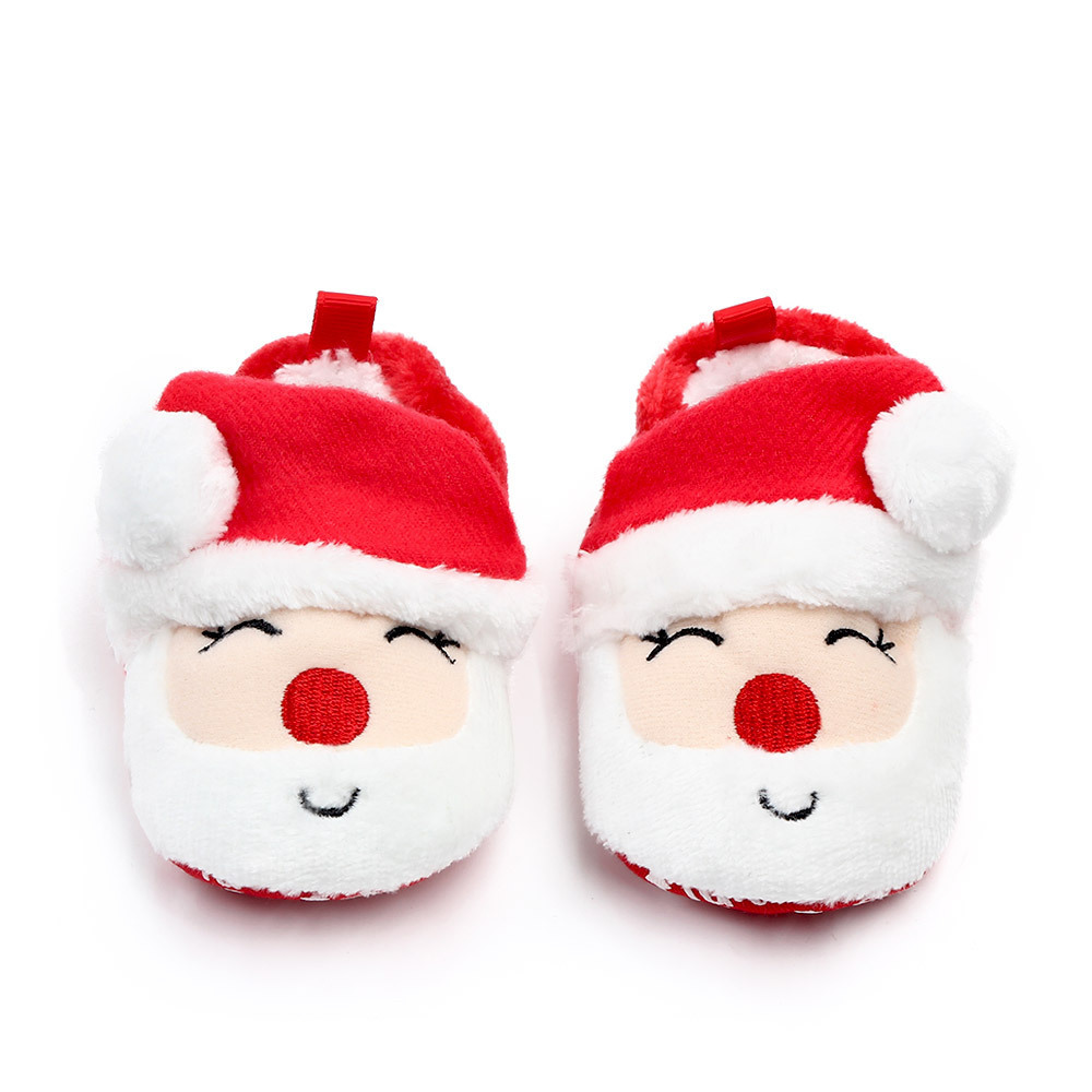 Baby Design Christmas Baby Shoes Soft Sole Shoes-kissminis