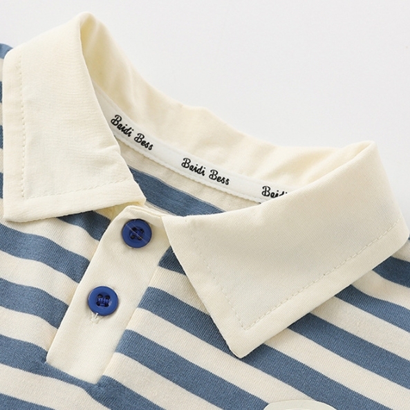 Baby Boy Striped Prints Romper-kissminis