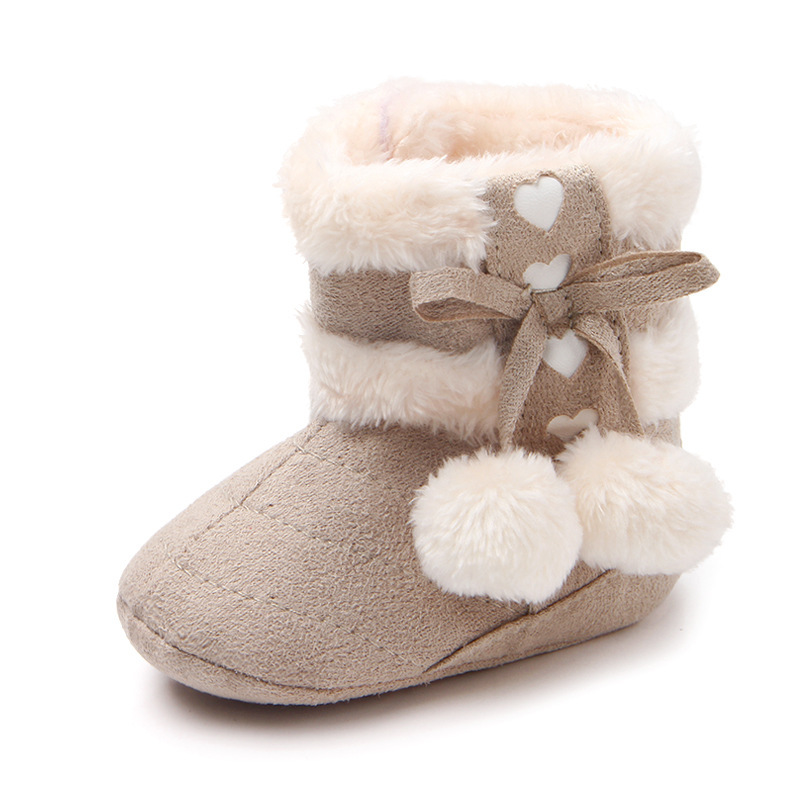 Cute Baby Christmas Warm Shoes And Cotton Boots-kissminis