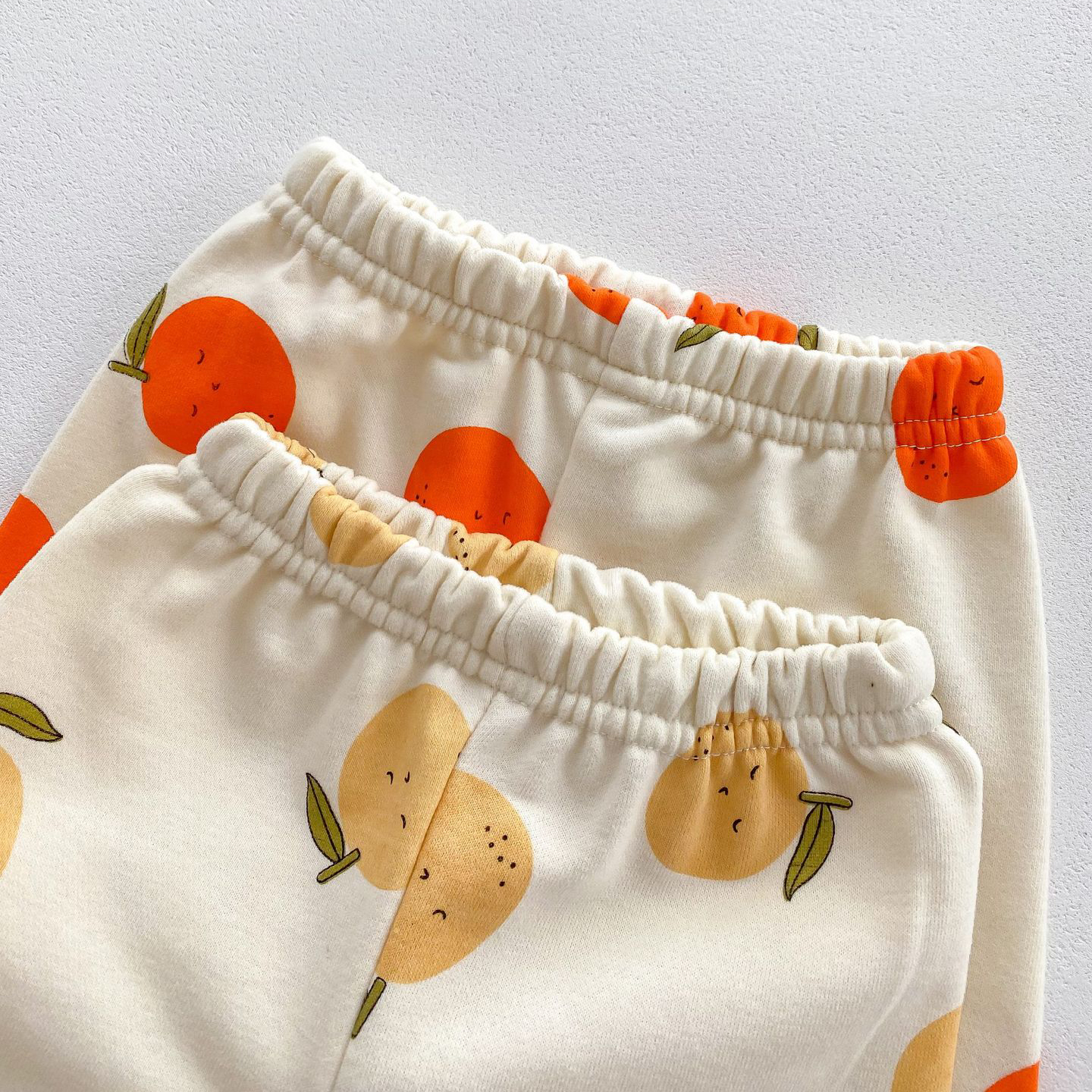 2pcs Baby Boy/Girl Fruit Graphic Long Sleeve Sweatshirt with Pants Set-kissminis